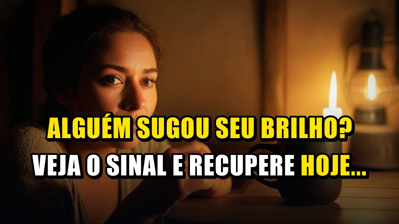 O Sinal de Que Alguém Sugou Seu Brilho: Como Recuperar Sua Energia Hoje